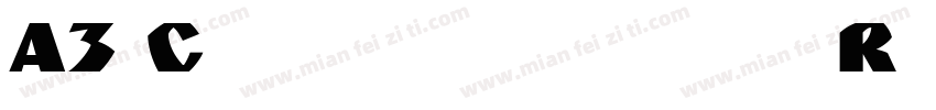 A3 Courier Rus Normal字体转换